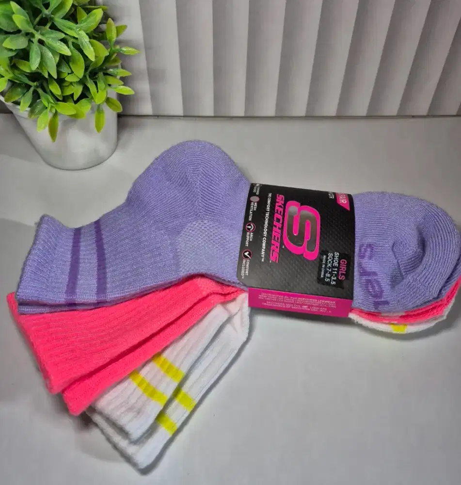 Kaos Kaki Skechers Original New