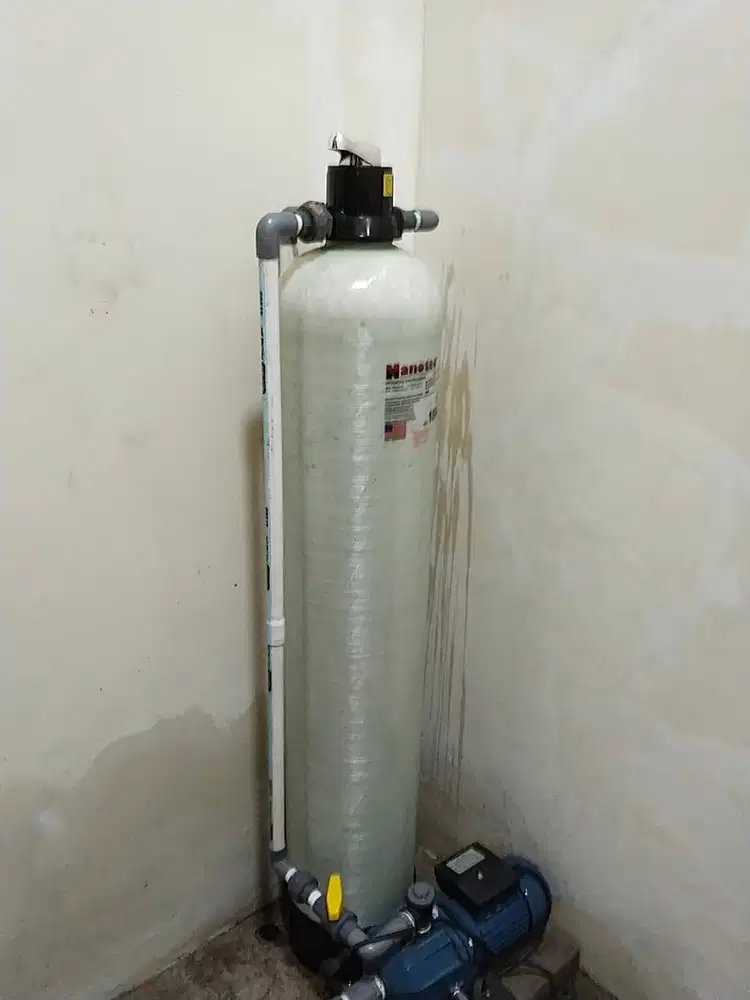 saringan filter air sepaket frp 1054 ples pasang berikut pemipan