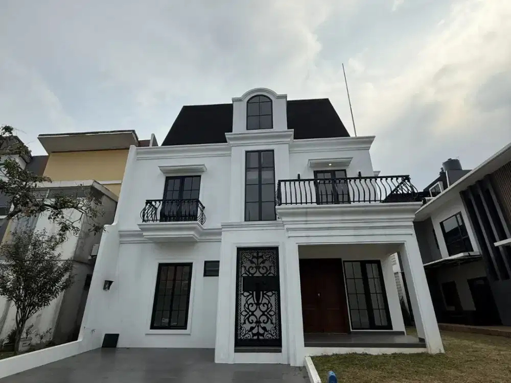 Dijual Rumah 3 lantai Desain Klasik di BSD the Icon Tangerang