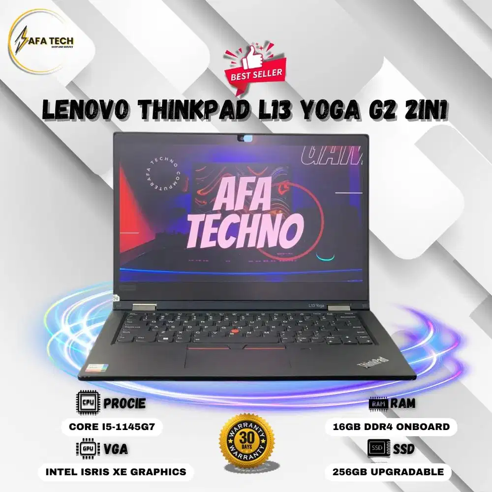 Lenovo Thinkpad L13 Yoga Gen 2 2in1 Touchscreen Intel Core I5 gen 11