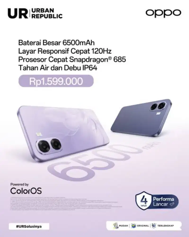 Oppo a6x 4/64 atlantis dahsyat
