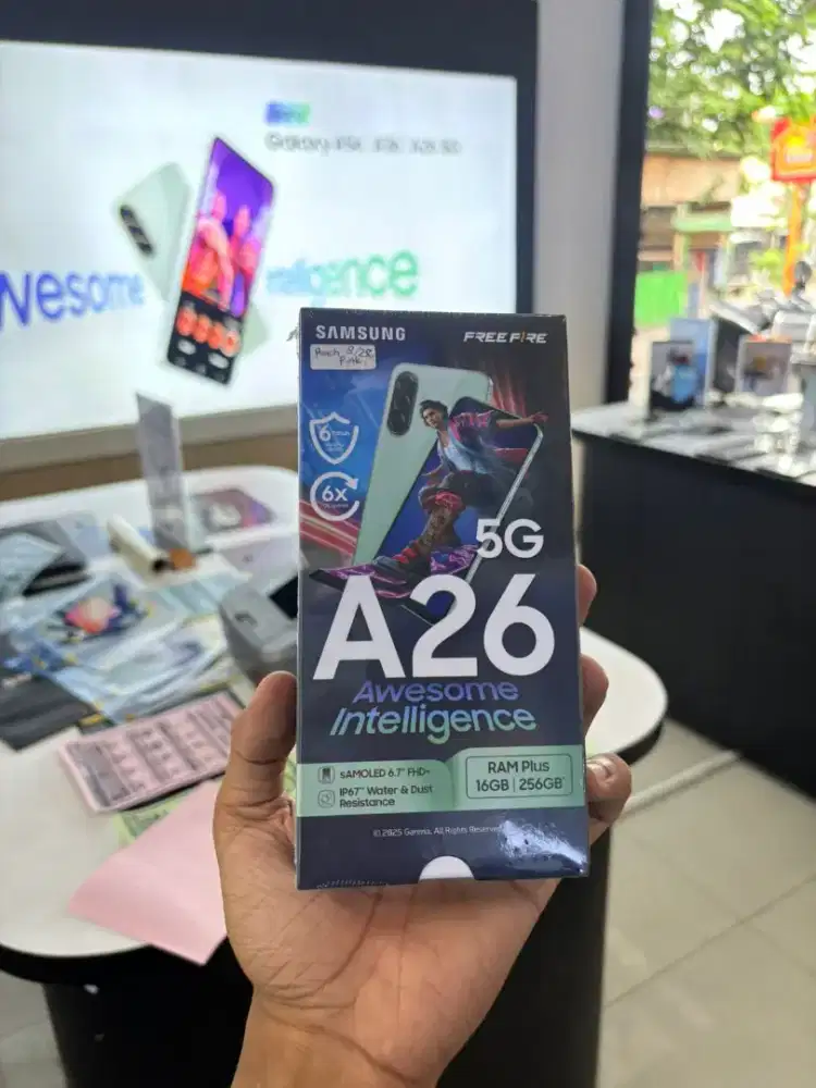 Samsung A26 5g , bisa tanpa dp