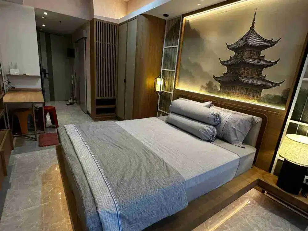 jarang ada !!! disewakan apartement bella tower studio luas besar pakuwon city mall