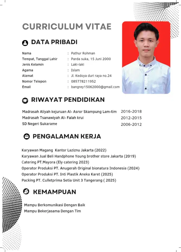 Mencari Lowongan pekerjaan