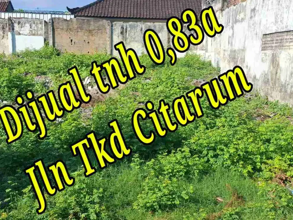 Dijual tanah 0,83a di Jln Tukad Citarum Utara Renon Denpasar Bali
