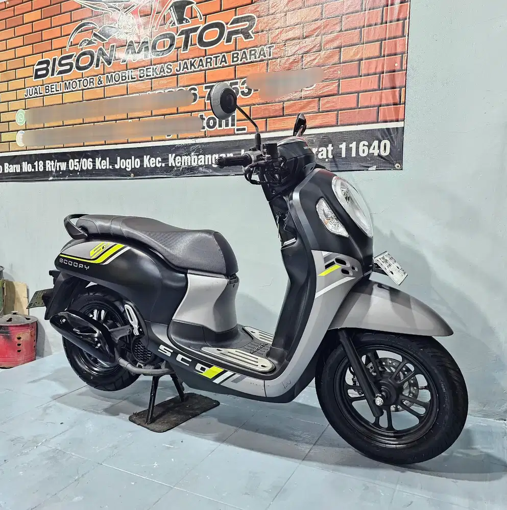 Seperti baru! HONDA NEW SCOOPY CBS ISS 2023 Pajak ON Donat