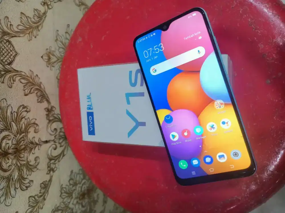 Vivo y1s ram 2/32 normal semua nya hp sm dus saja