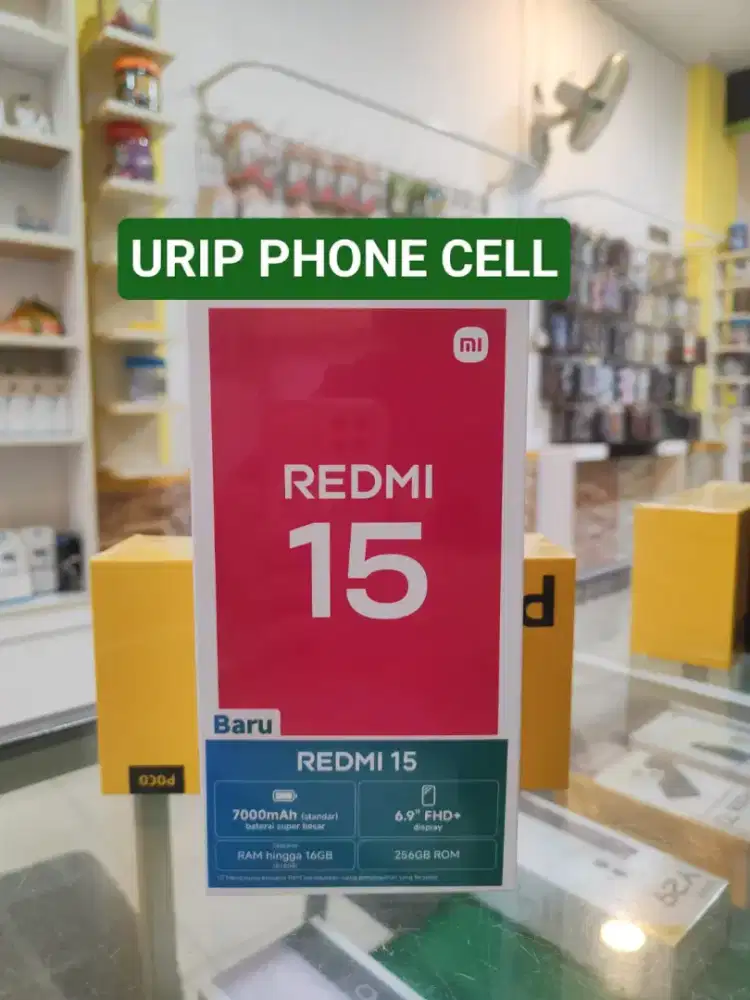 Redmi 15 8/128 Promo+ bonus cash & credit garansi resmi