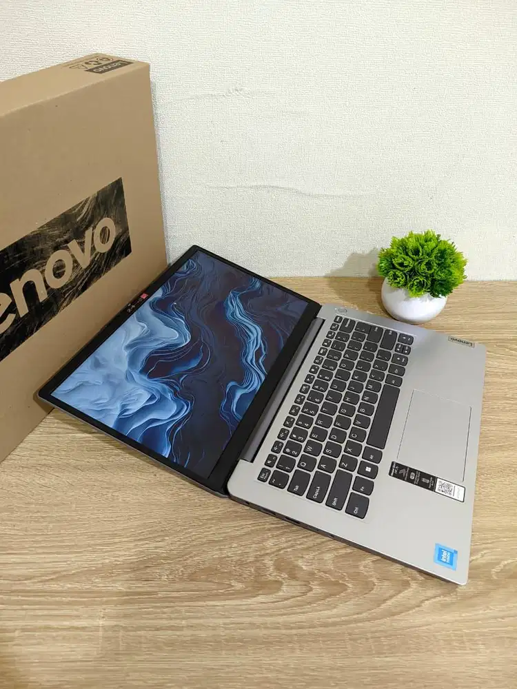 LAPTOP BARU LENOVO IDEAPAD SLIM 1i INTEL N4020 RAM 8GB SSD 256GB 14HD