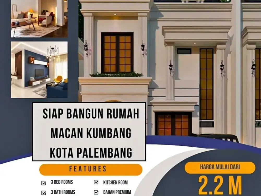 Dijual Rumah Mewah di Macan Kumbang Palembang