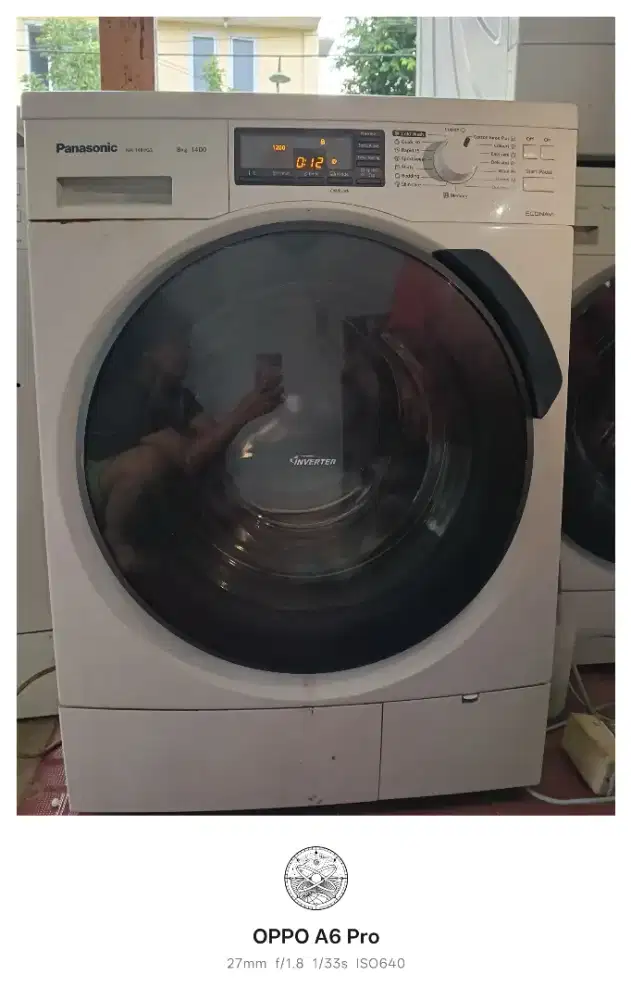 Meski cuci panasonic 8kg ( nego tipis)