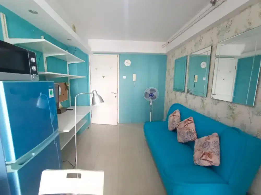 Disewakan apt bassura 3 bln 1 BR furnish lantai rendah