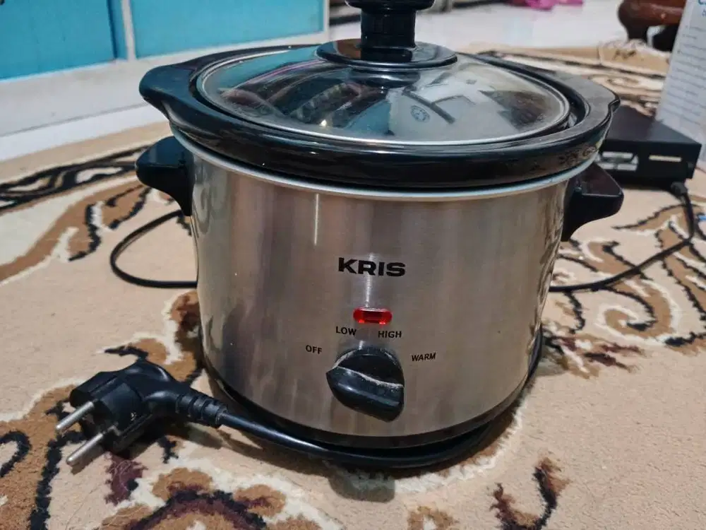 [PRELOVED] Kris Slow Cooker 1.5 Ltr - Silver