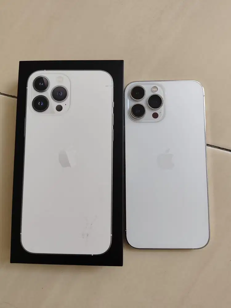 IPHONE 13 PRO MAX 256GB SILVER PUTIH