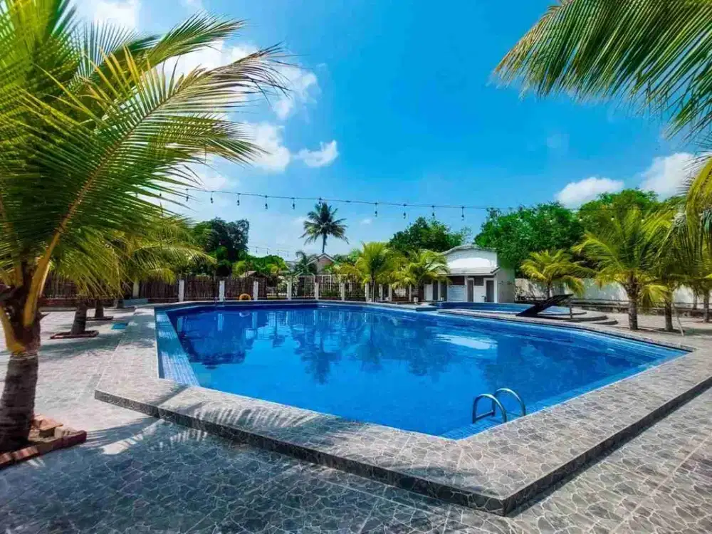 DIJUAL HOTEL & RESORT SIAP OPERASIONAL – 43 KAMAR, LAHAN 2 HA, LOKASI STRATEGIS