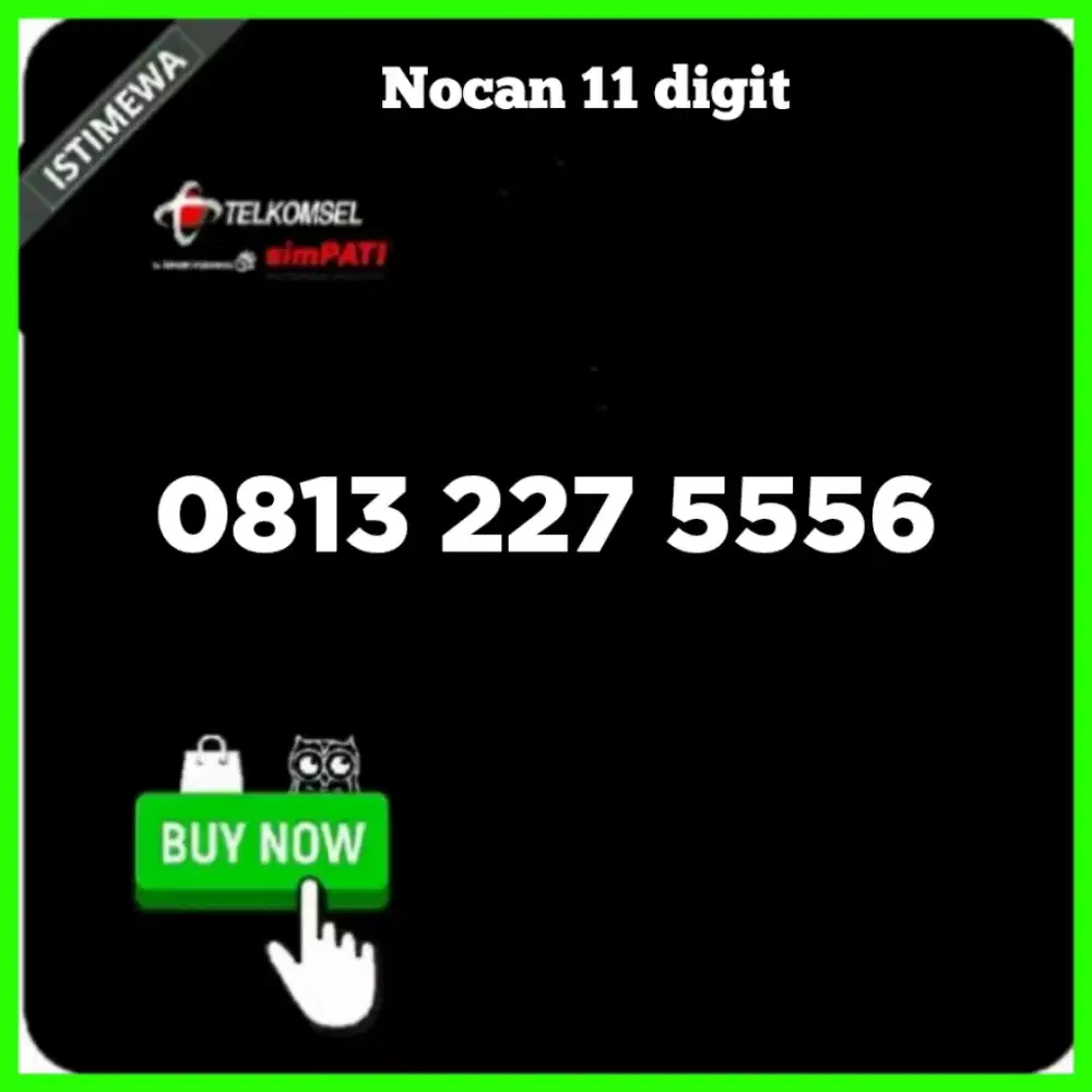 Nomor Cantik Simpati Telkomsel 11 digit