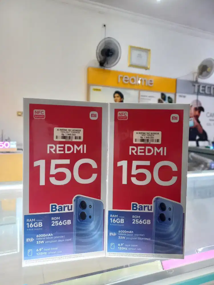 Xiaomi Redmi 15C 16GB/256gb Bergaransi Resmi