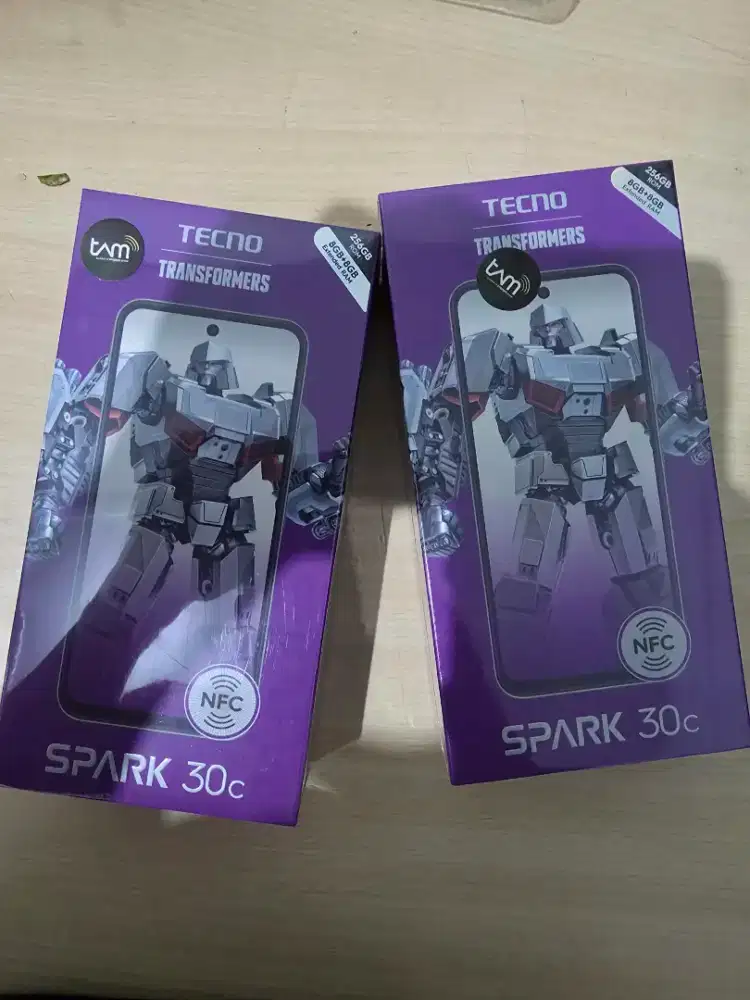 Tecno Spark 30C 8/256 GB Garansi Resmi 13 Bulan - Orbit Black