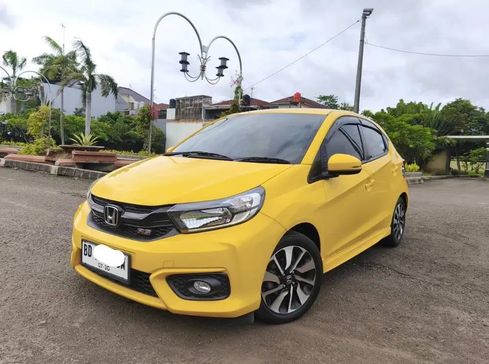 KM 20rb Honda Brio RS CVT AT 2020 2021 Full Original cat Like new