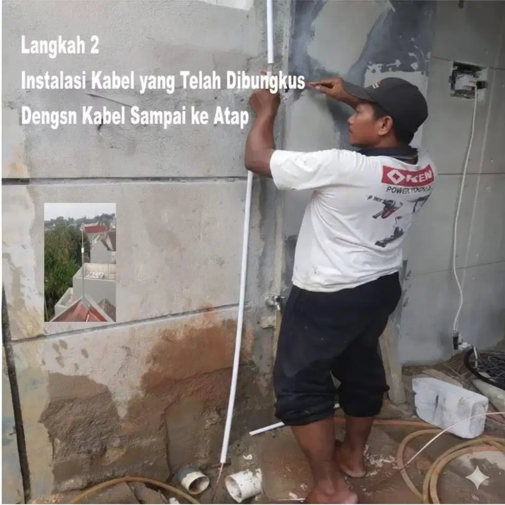 Jual &amp; Pasang Penangkal Petir • Material Berkualitas