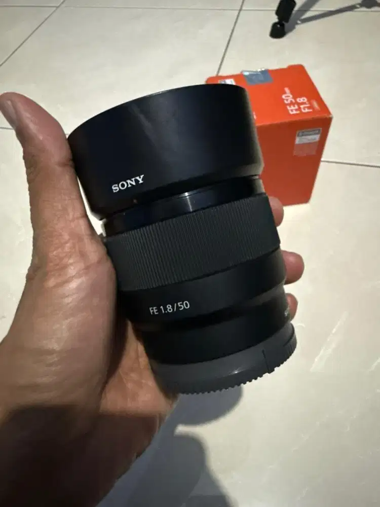 Di jual lensa Fix Sony 50 mm F 1.8