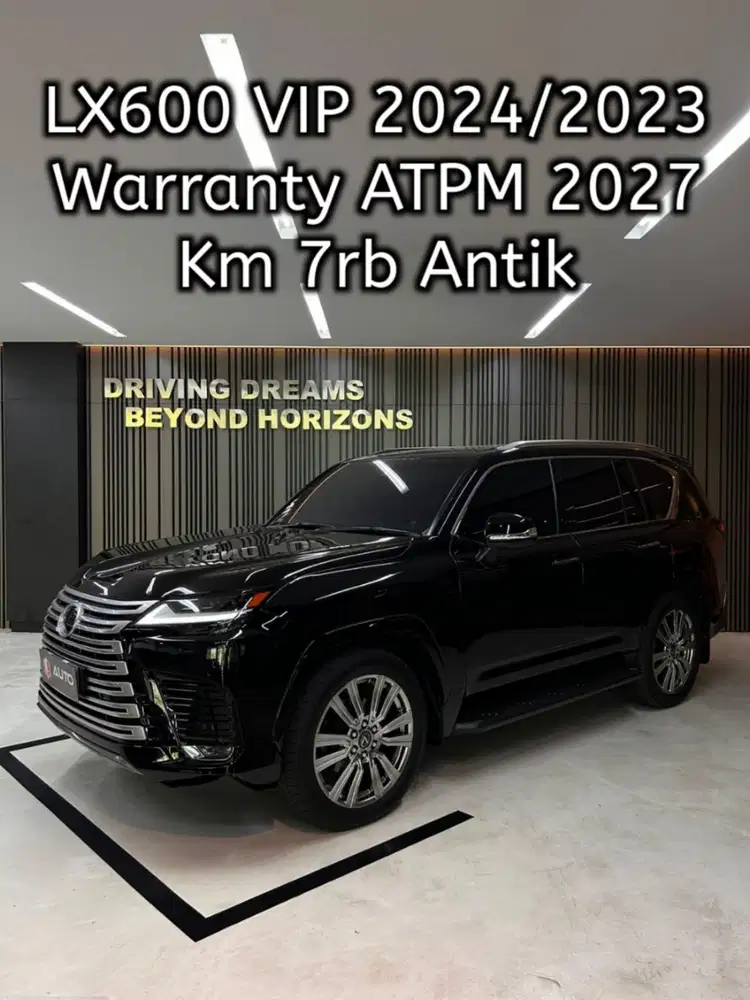 Lexus LX600 VIP 4-Seater 2024 Hitam Km7rb B99SGS Nik 2023