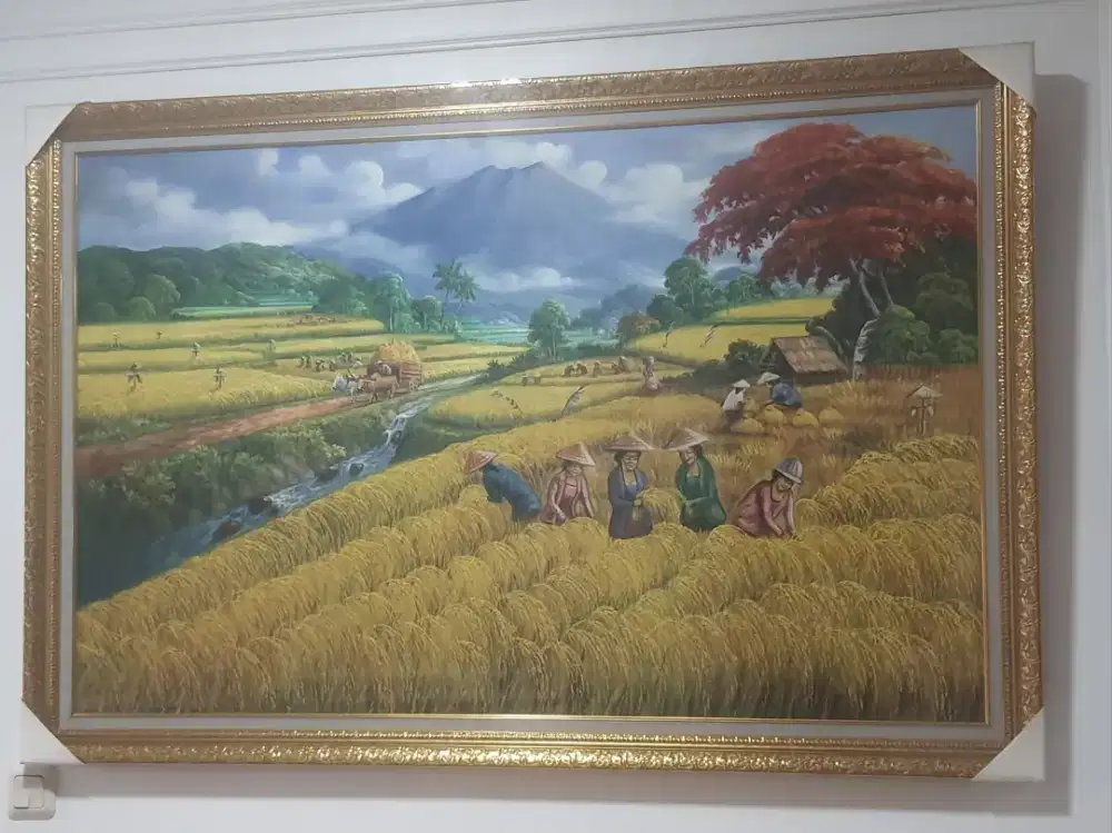 Lukisan Ori Cat Minyak 155x104 cm