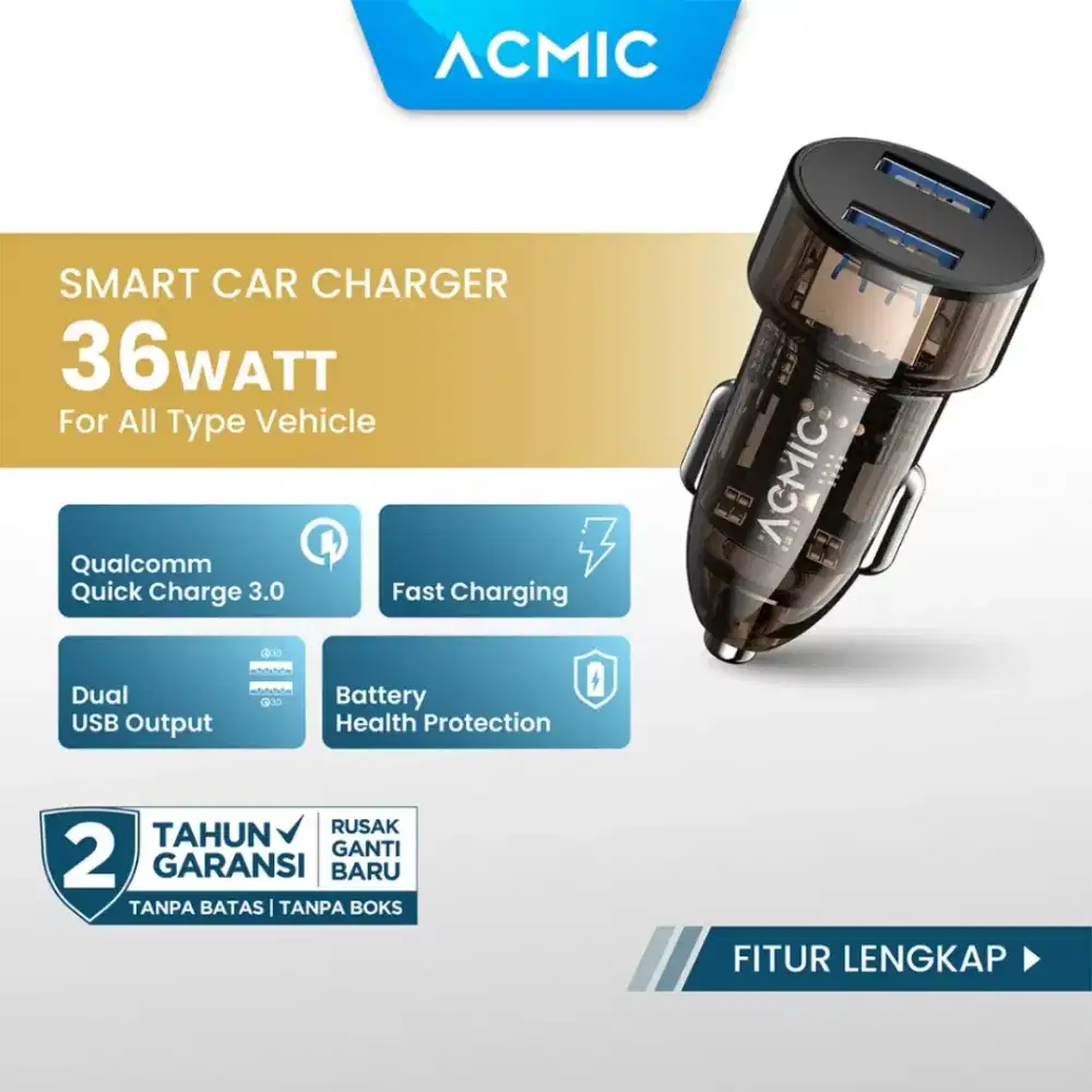 Acmic Car Charger CC02PRO