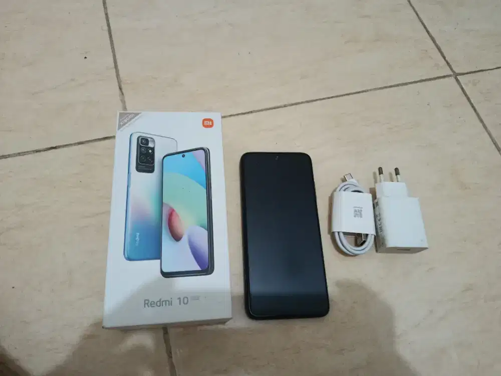 Redmi 10 Ram 6/128 fullset no minus