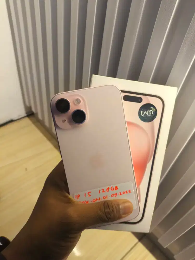 HP iphone 15 ibox like new 128gb