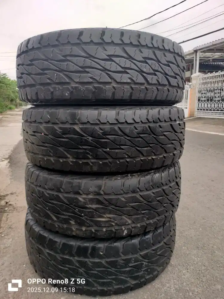 Jual ban copotan mrek Bridgestone dueler A/T ukuran 285 75 R16 4pcs