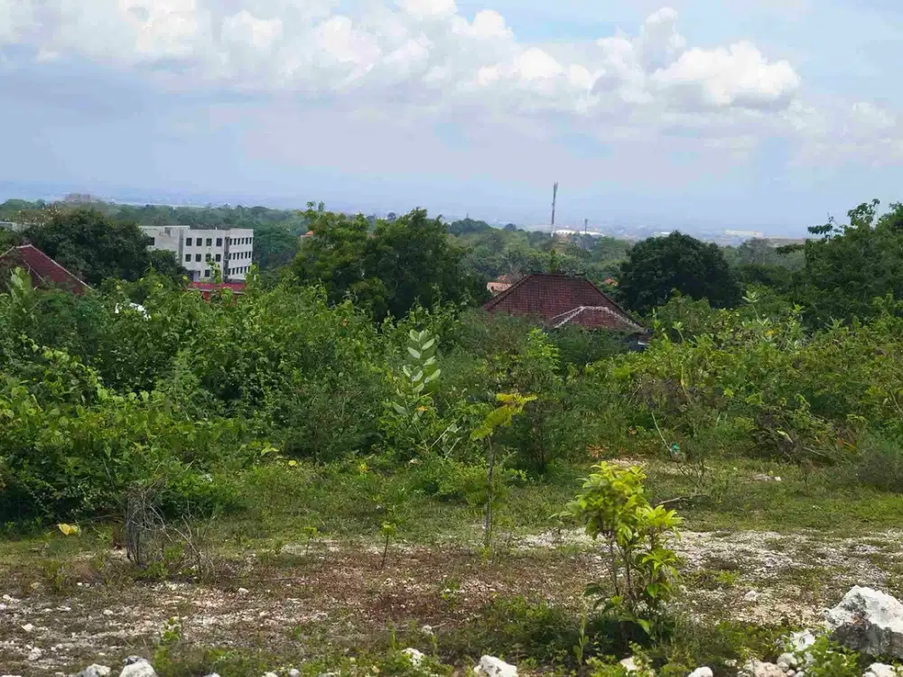 dijual tanah 360m² ocean view dipurigading jimbaran badung bali