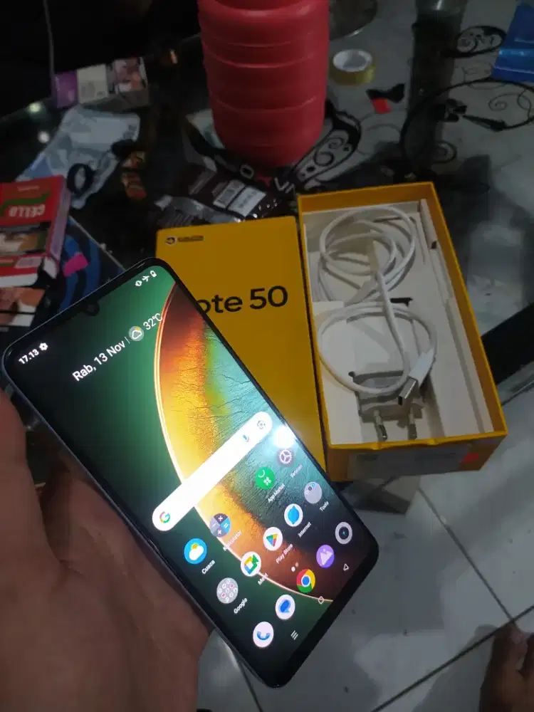Realme note 50 4/128 fullset ori