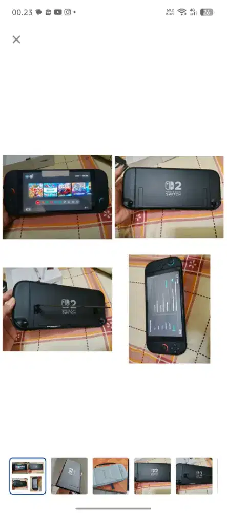 NINTENDO SWITCH 2 256GB BONUS GAMES SESUAI DESKRIPSI