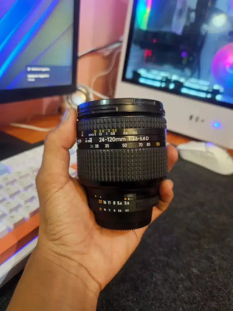 LENSA NIKON AF 24-120MM D AFD MULUS MURAH