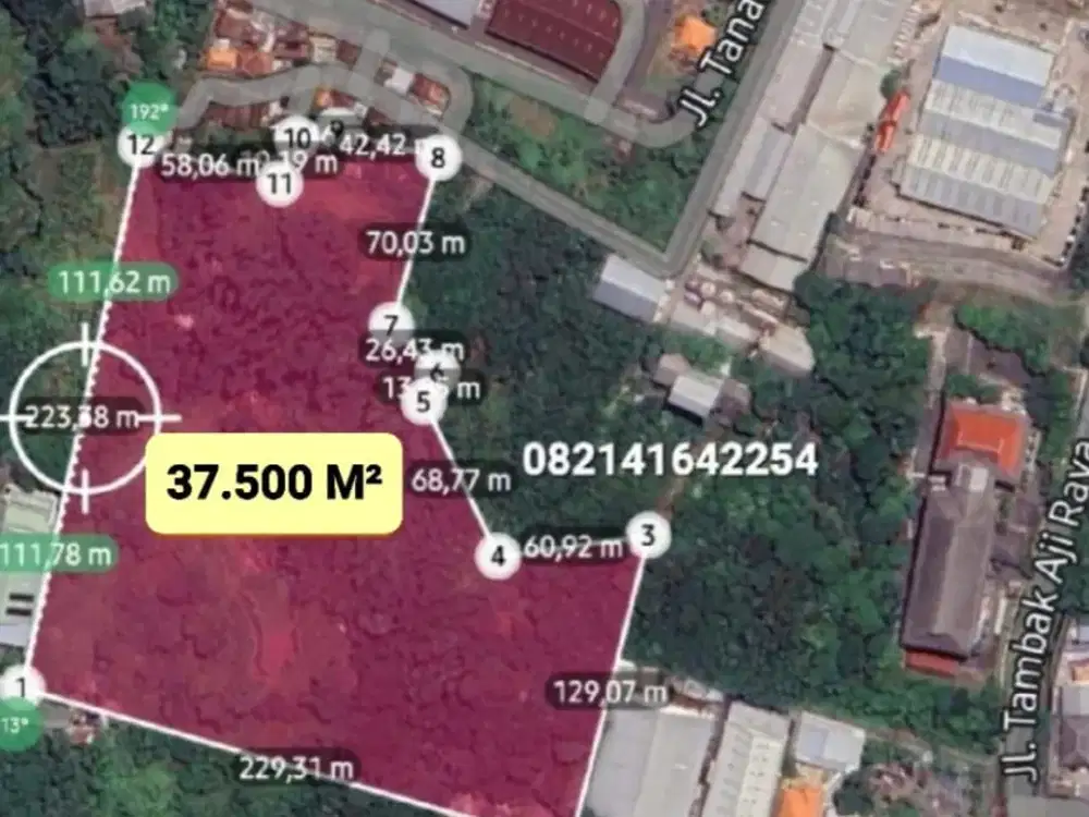 [Bb] Tanah Kosong 3.75 Ha area Industri SEMARANG, Hrg dbawah NJOP, Istimewa