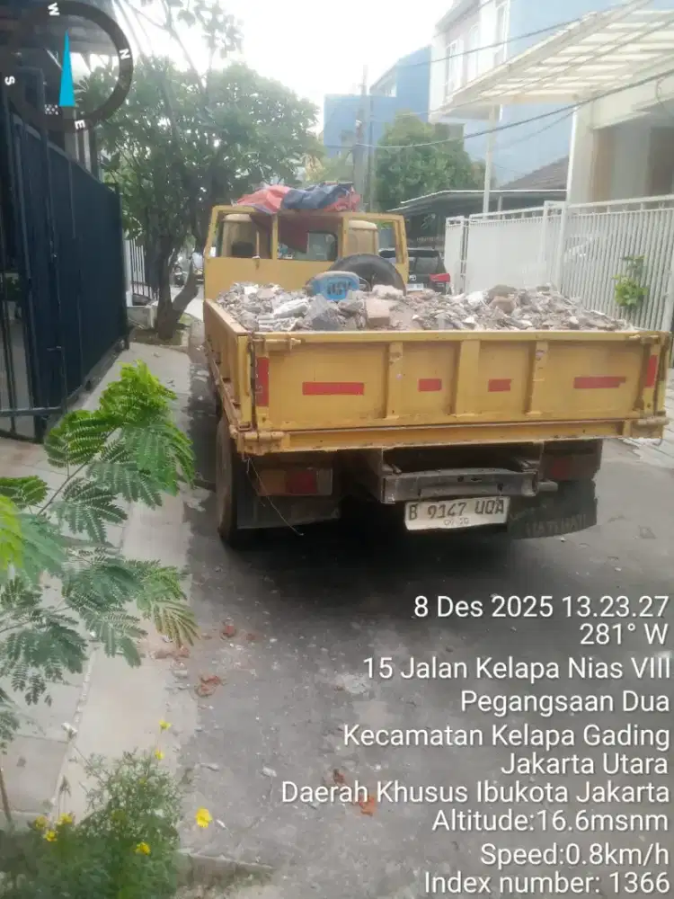 Urugan puing dan buang sampah murah