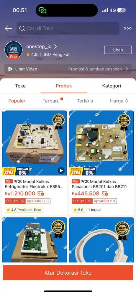 Jual berbagai macam sparepart mesin cuci kulkas AC dan lain-lain