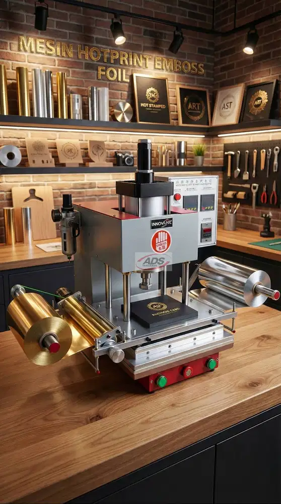 MESIN HOTPRINT EMBOSS MANUAL / HIDROLIS