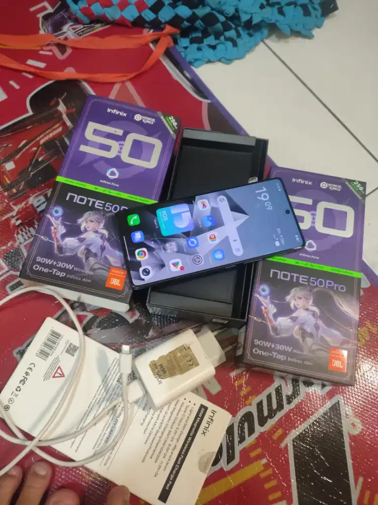 Infinix note50pro 8/256 lengkap orian