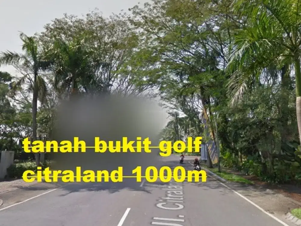 Dijual Tanah di Raya bukit golf citraland surabaya barat