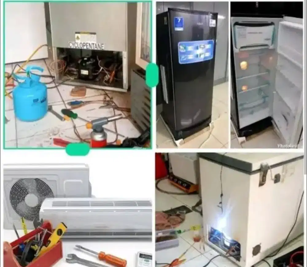Jasa service AC,kulkas 24 jam,bongkar pasang AC baru/bekas