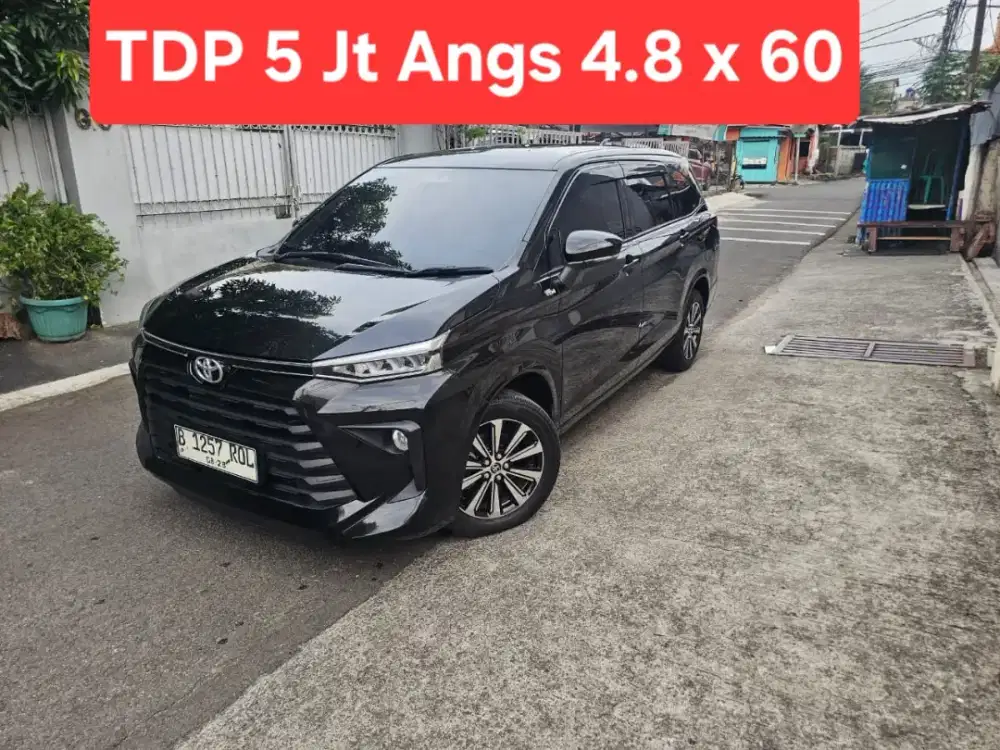 TDP 5Jt Angs Termurah All New Avanza G 1.5 2023 Manual Hitam Low Km