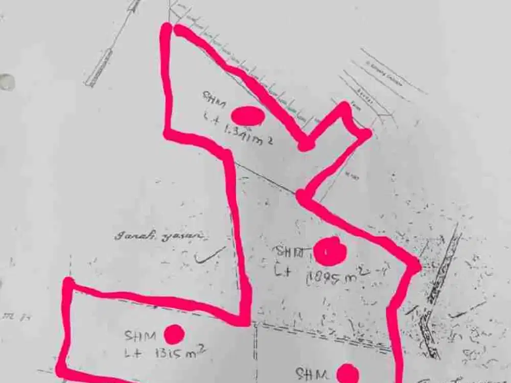 Tanah Cocok Untuk Cluster Kost Samping Swalayan Sardo di Poros Jalan Raya Gajayana Dinoyo Malang