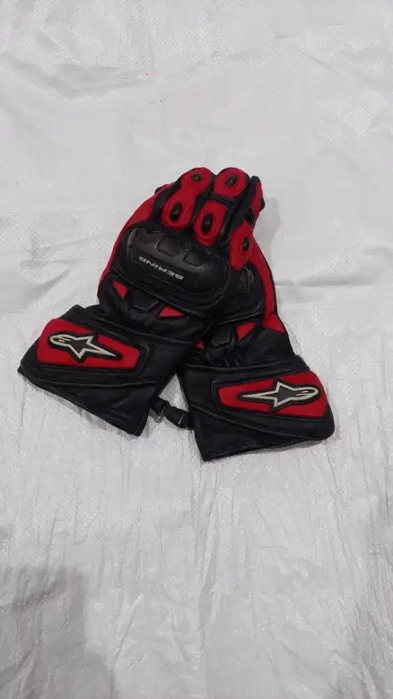 Sarung Tangan Balap Alpinestar Lokal Semikulit
