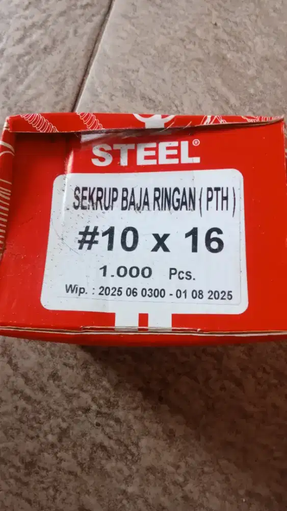Baut bajaringan isi 1000 biji barang baru bukan bekas
