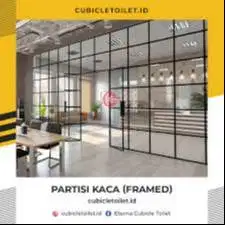 Pasang Partisi Kantor Pakai Gypsum - Kaca - Alumunium - Aluminium