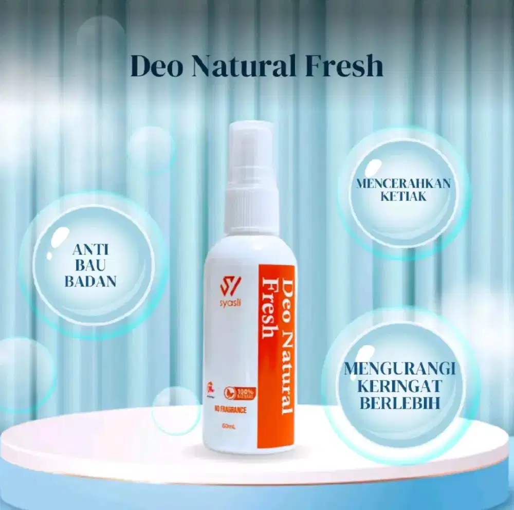 SYASLI deodorant spray deo natural fresh