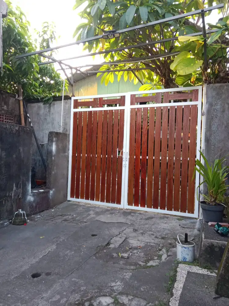 Pagar dan pintu sleding