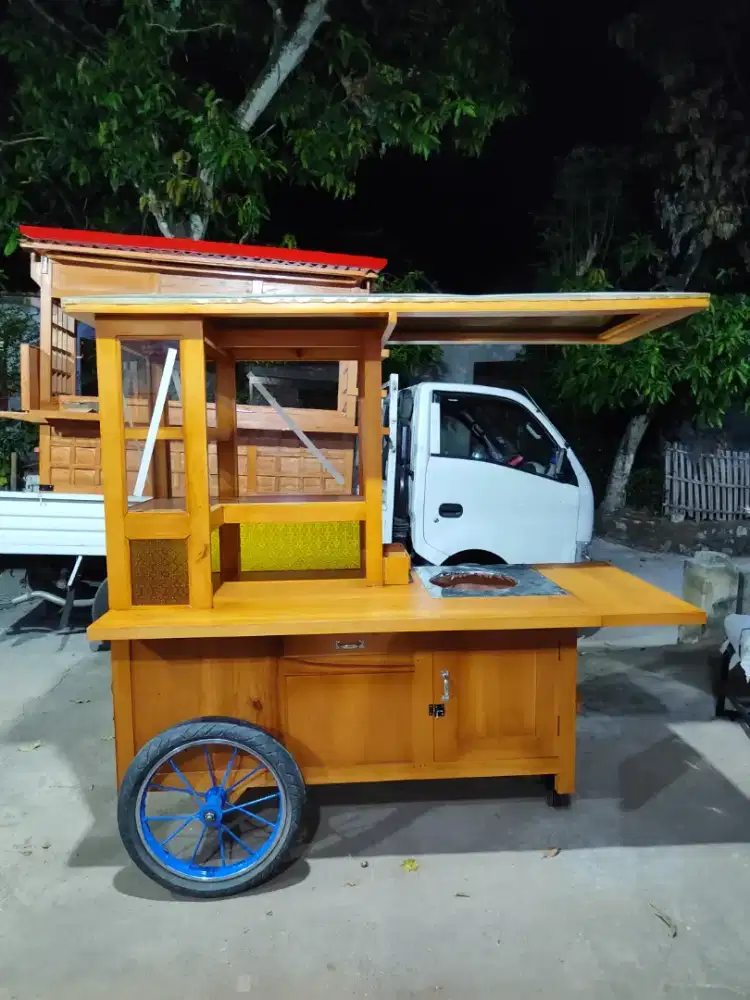 Jual Gerobak Angkringan, Bakso, Mie Ayam, Bubur, Sate, Soto, Pecel dll